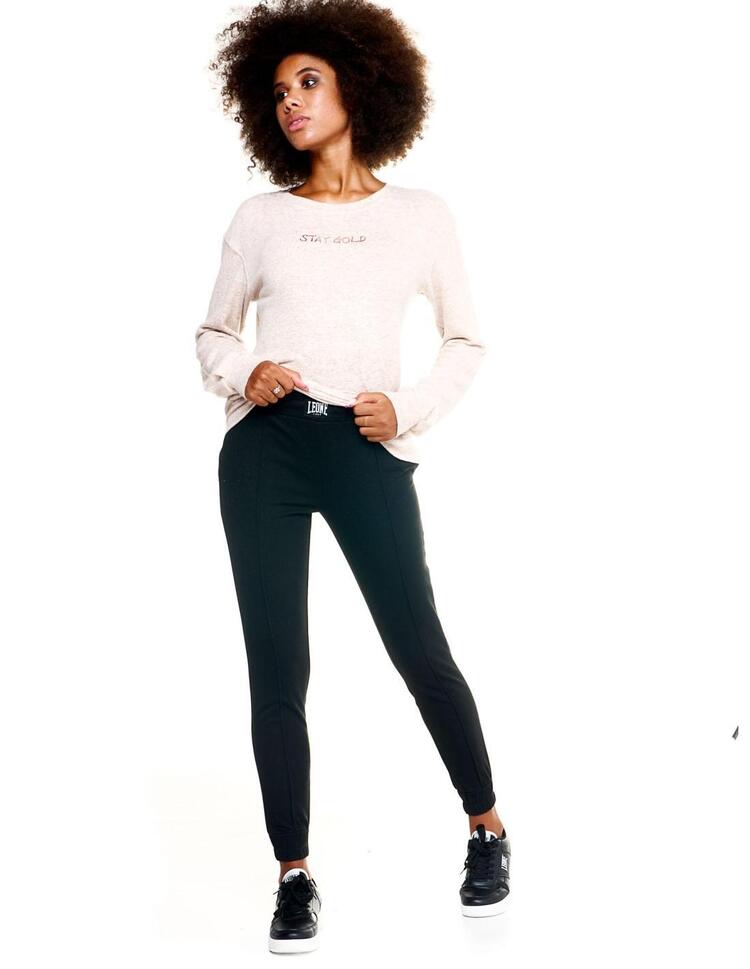 Damskie spodnie Leone z mankietem Winter Chic Boxing