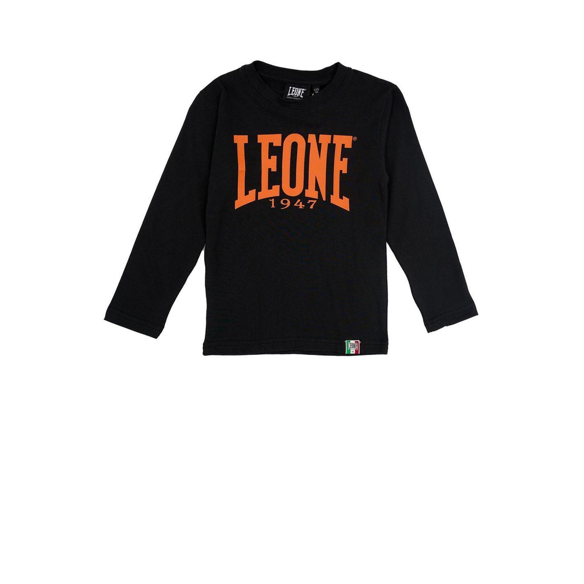 Dziecięcy t-shirt basic Leone z długim rękawem