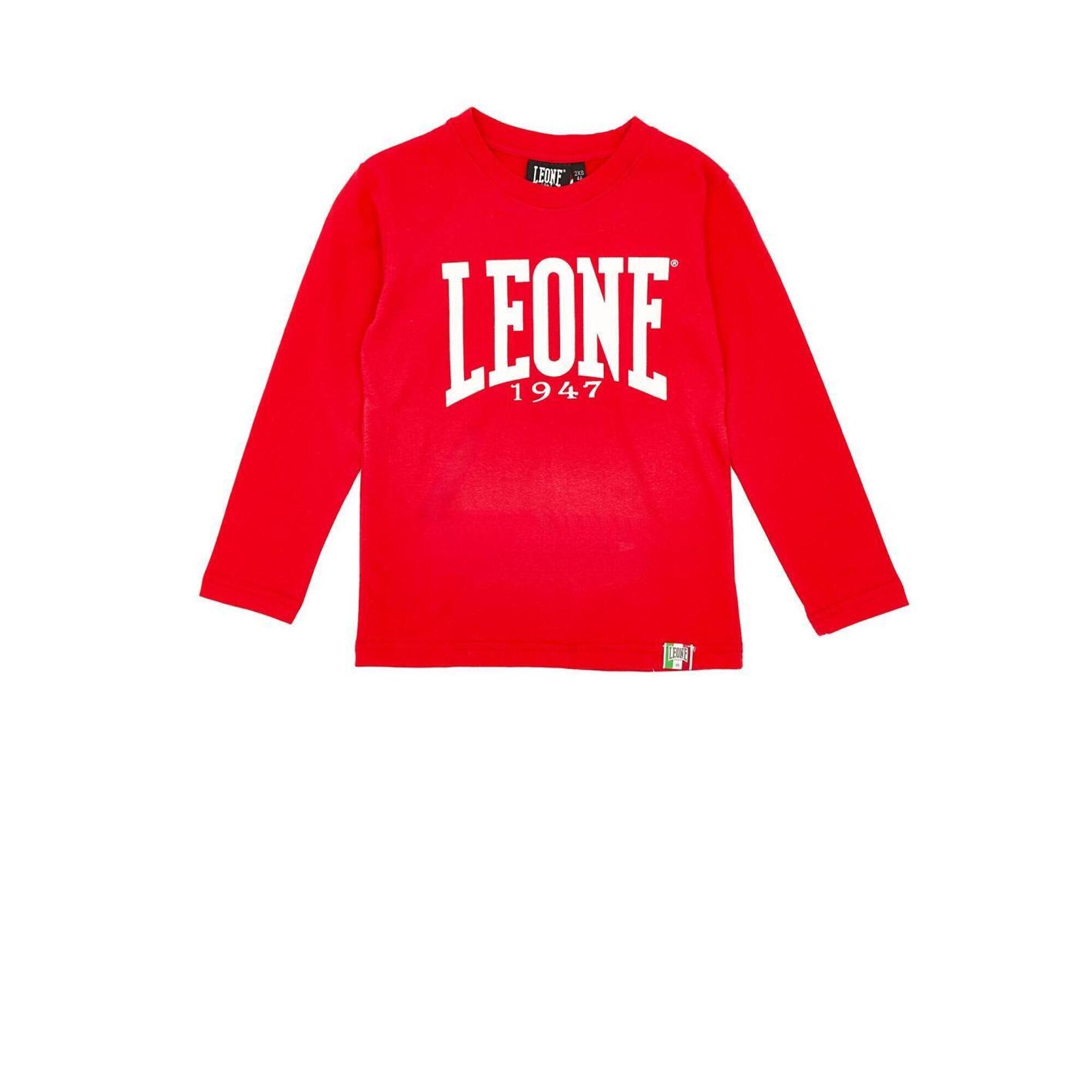 Dziecięcy t-shirt basic Leone z długim rękawem
