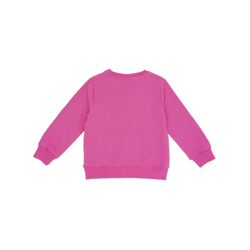 Sudadera con cuello redondo para niña Leone Pink Girl