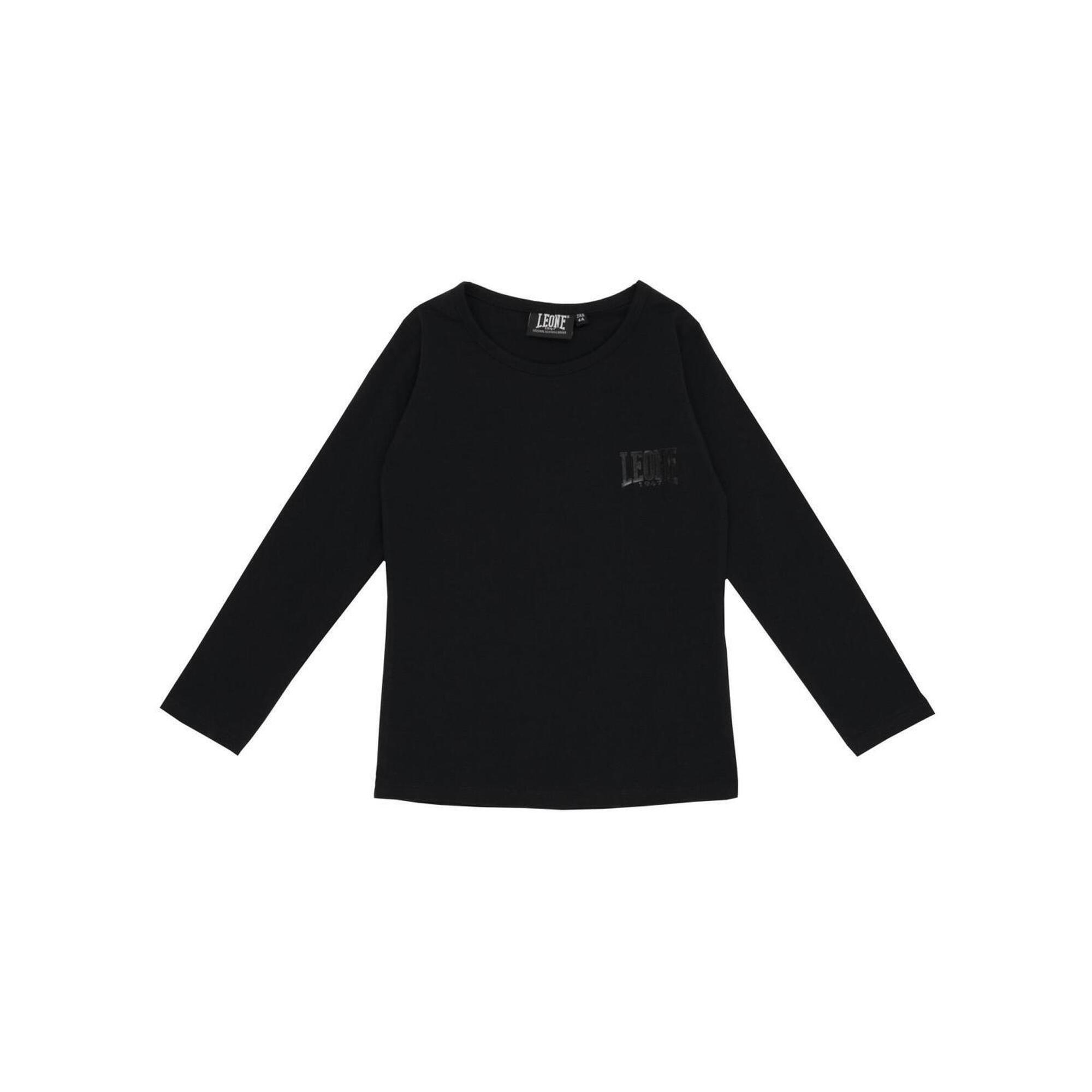 Leone 1947 Apparel - T-shirt Fille À Manches Loungues Leone Black - T-shirt Manches Courtes - Noir - 10 À 12 Ans - Decathlon