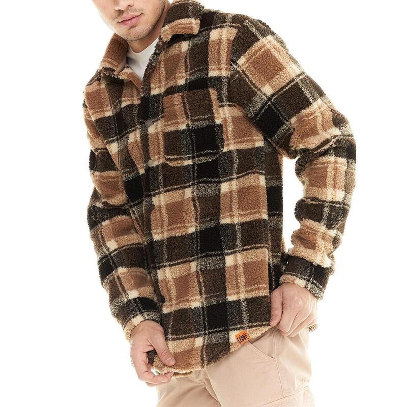 Veste sherpa homme avec boutons Leone Shades