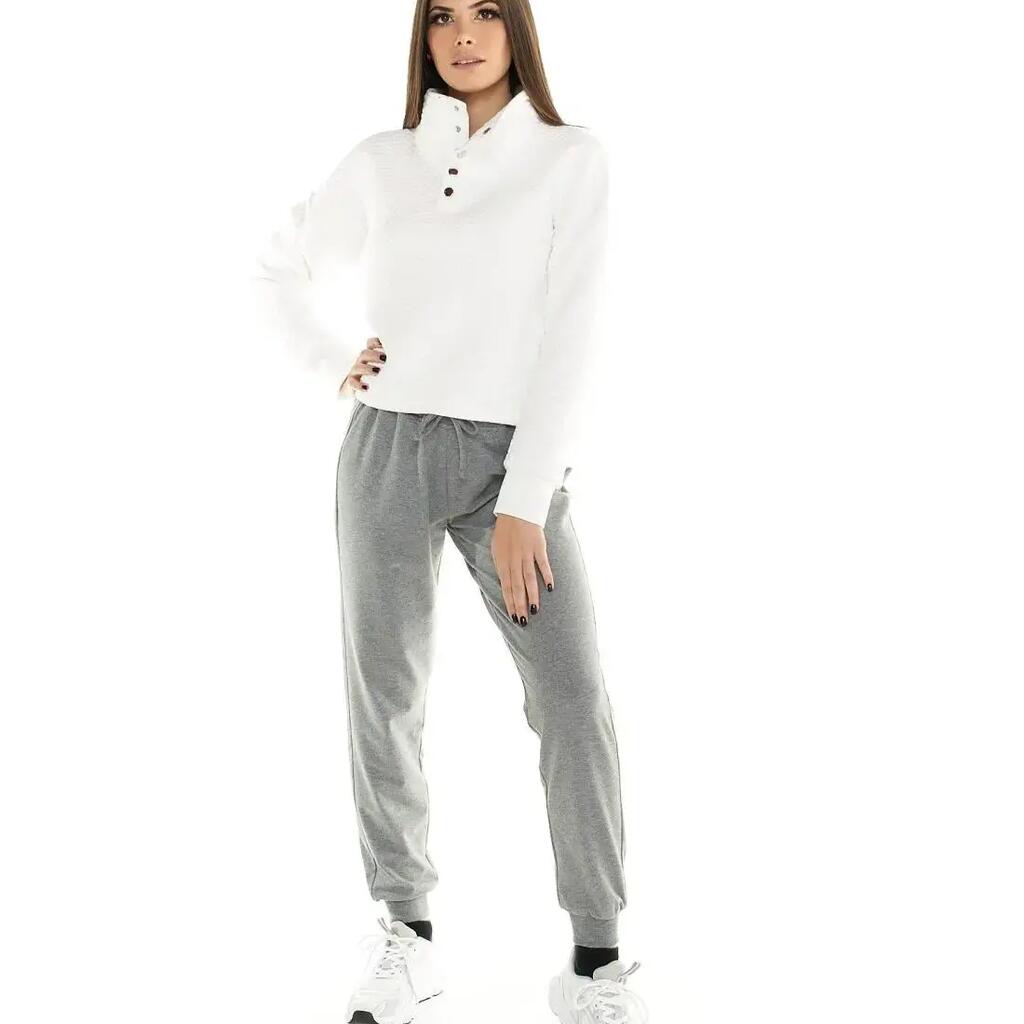 Leone Leisure Women's Short Quilted Sweatshirts