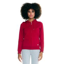 Sweatshirt met ritssluiting en capuchon voor dames Leone Basic