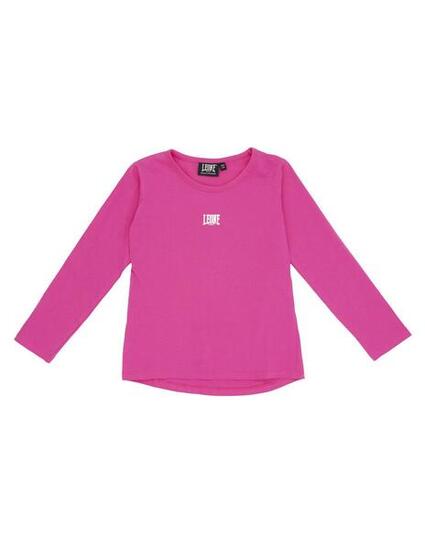 T-shirt fille à manches loungues Leone Pink Girl