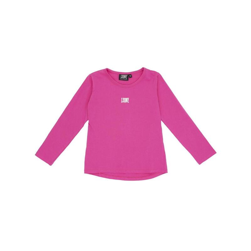 Camisola de menina Leone manga comprida Pink Girl