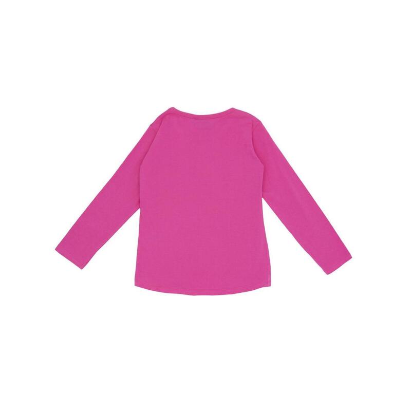 T-shirt fille à manches loungues Leone Pink Girl