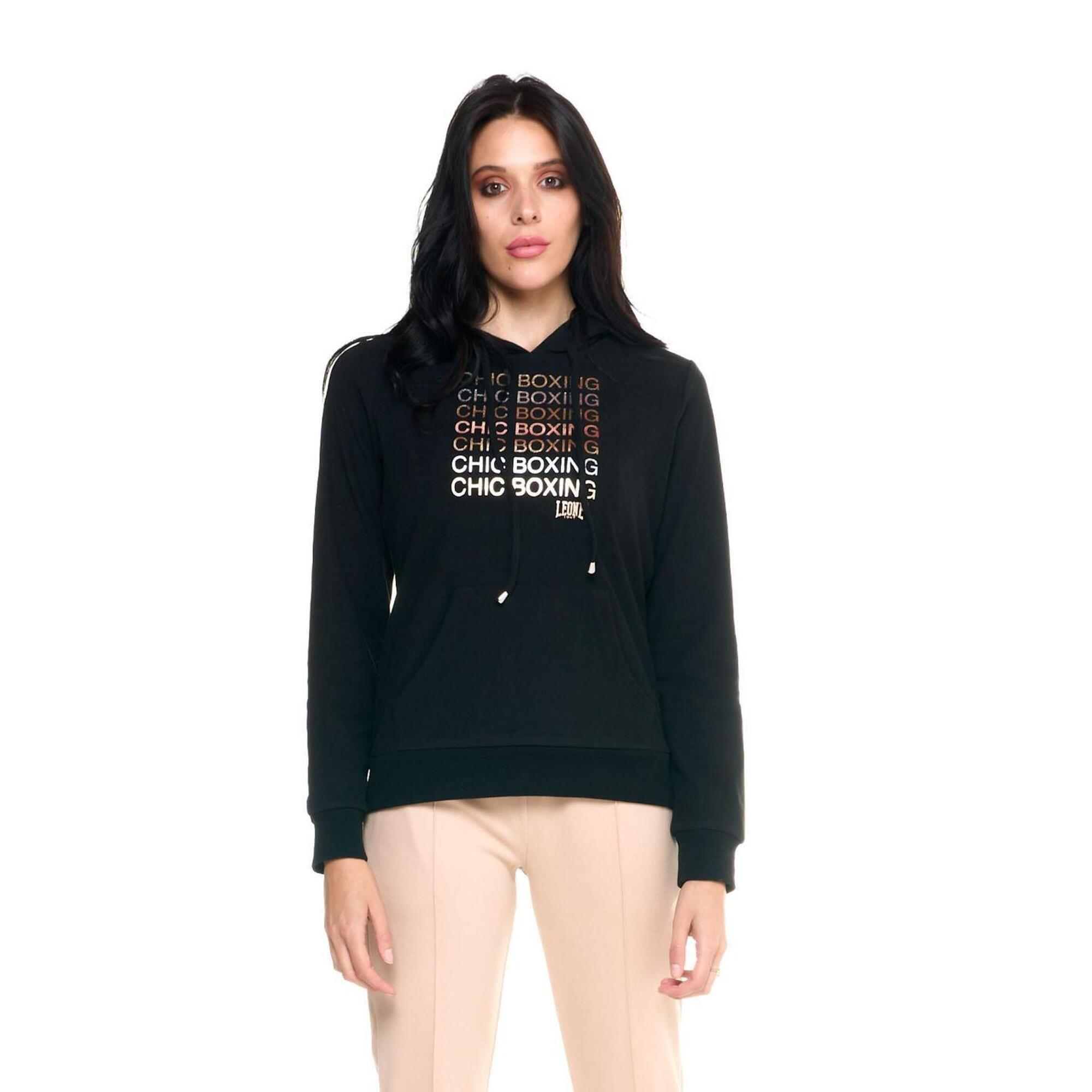 Damska bluza z kapturem Leone Winter Chic Boxing