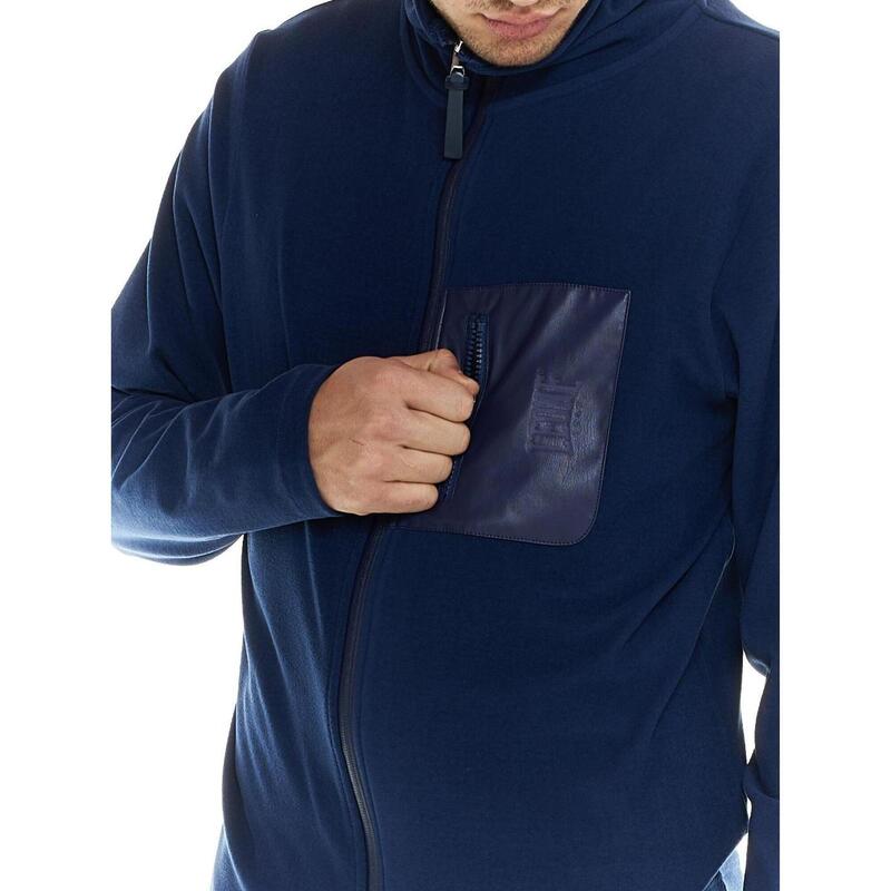 Sweat-shirt en laine pour homme avec zip intégral Leone Lifestyle