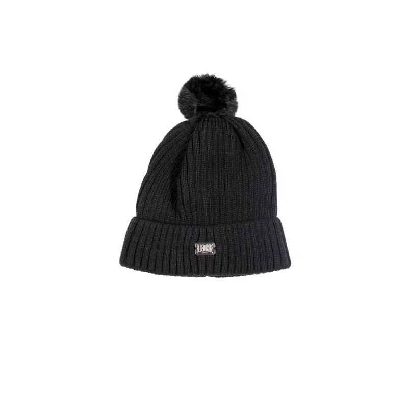 Gorro Mulher básico de malha com pom pom