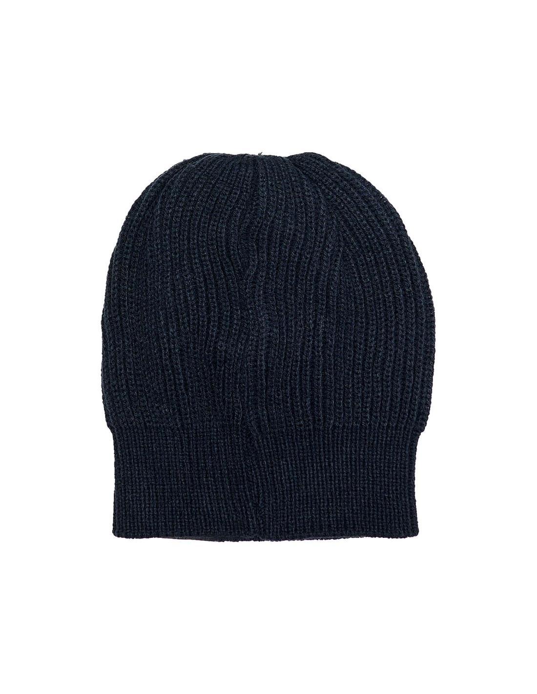 Bonnet en maille avec petite étiquette logo Leone Basic 2/3