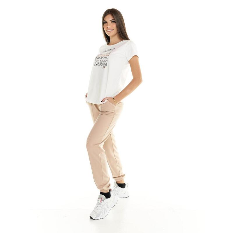 Calça de treino feminina Leone com pregas Winter Chic Boxing
