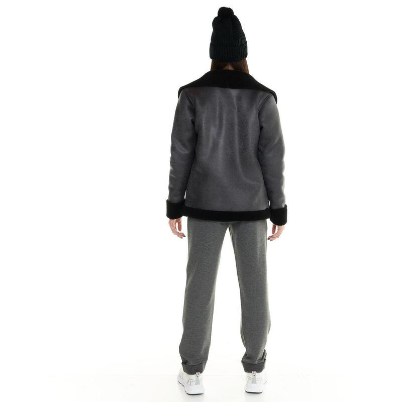 Chaqueta de mujer en sherpa Leone Greyss