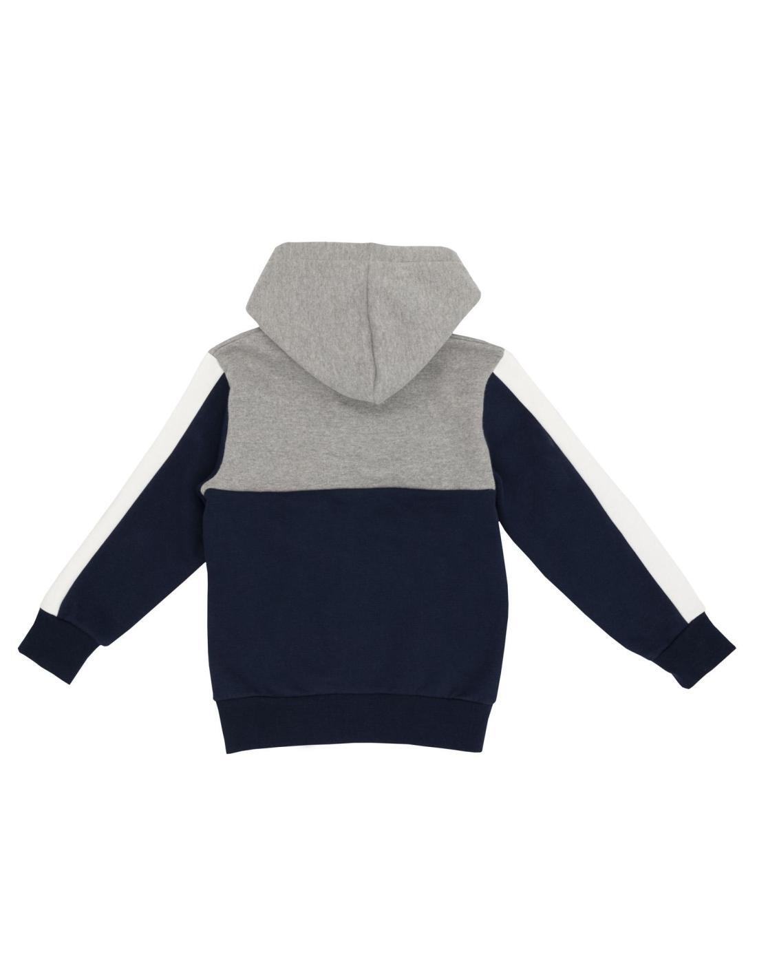 Sudadera con capucha para niño Leone Grey Boy 2/3