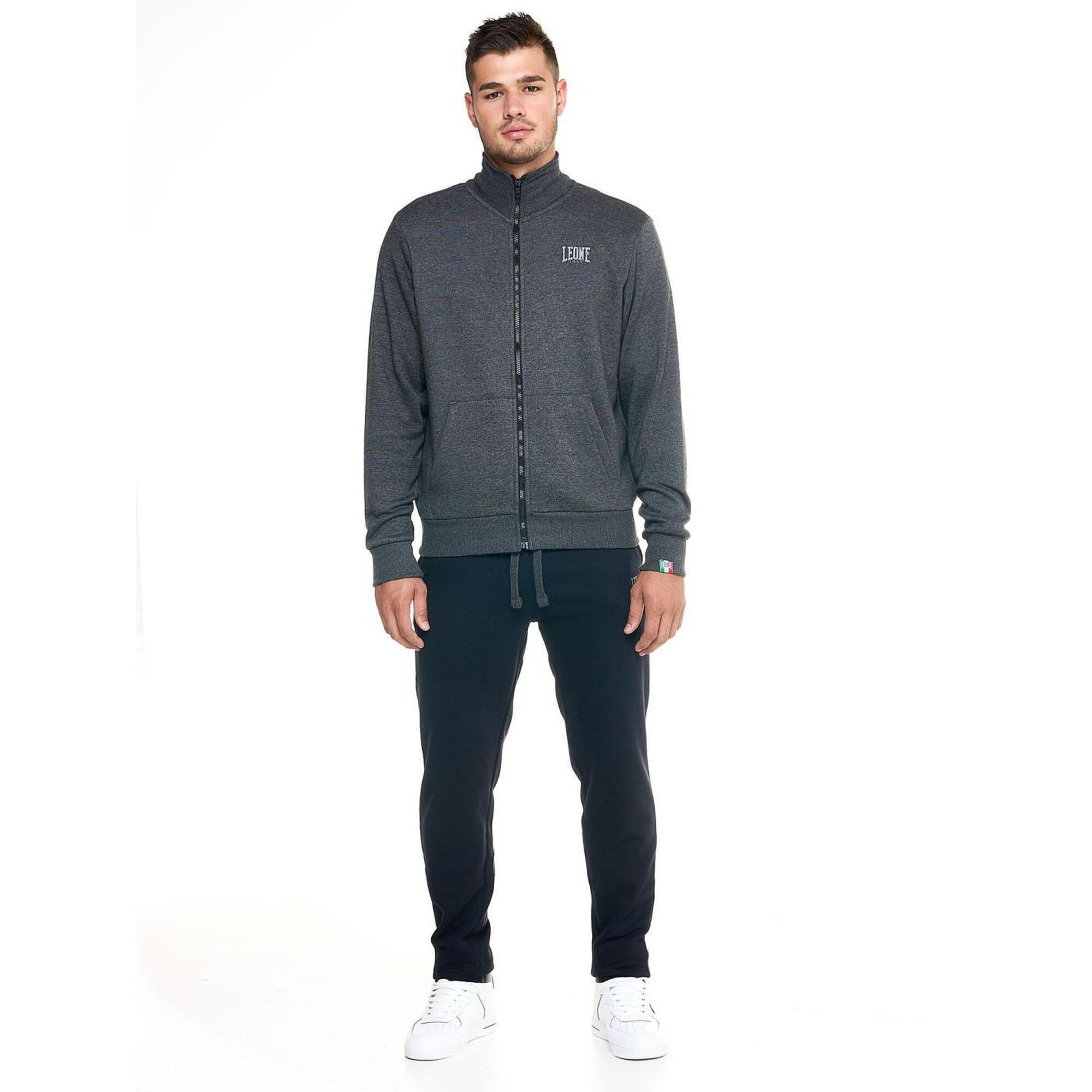 Leone 1947 Apparel - Survêtement Homme Leone Basic Vintage - Survêtement - Gris|noir - 36 Xs - Decathlon