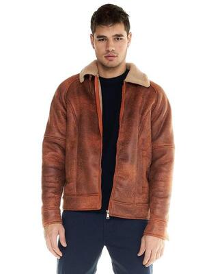 Leone Herren-Sherpa-Jacke Shades