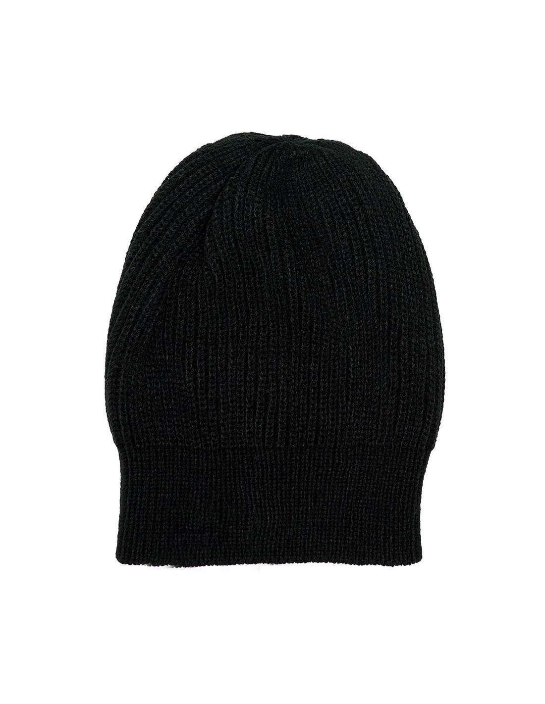 Bonnet en maille avec petite étiquette logo Leone Basic 2/3