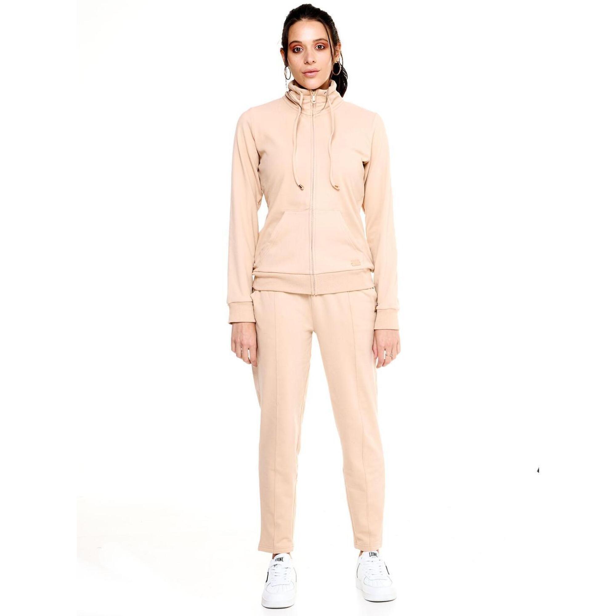 Leone 1947 Apparel - Survêtement Femme Zippé Leone Winter Chic Boxing - Survêtement - Beige - 40 M - Decathlon