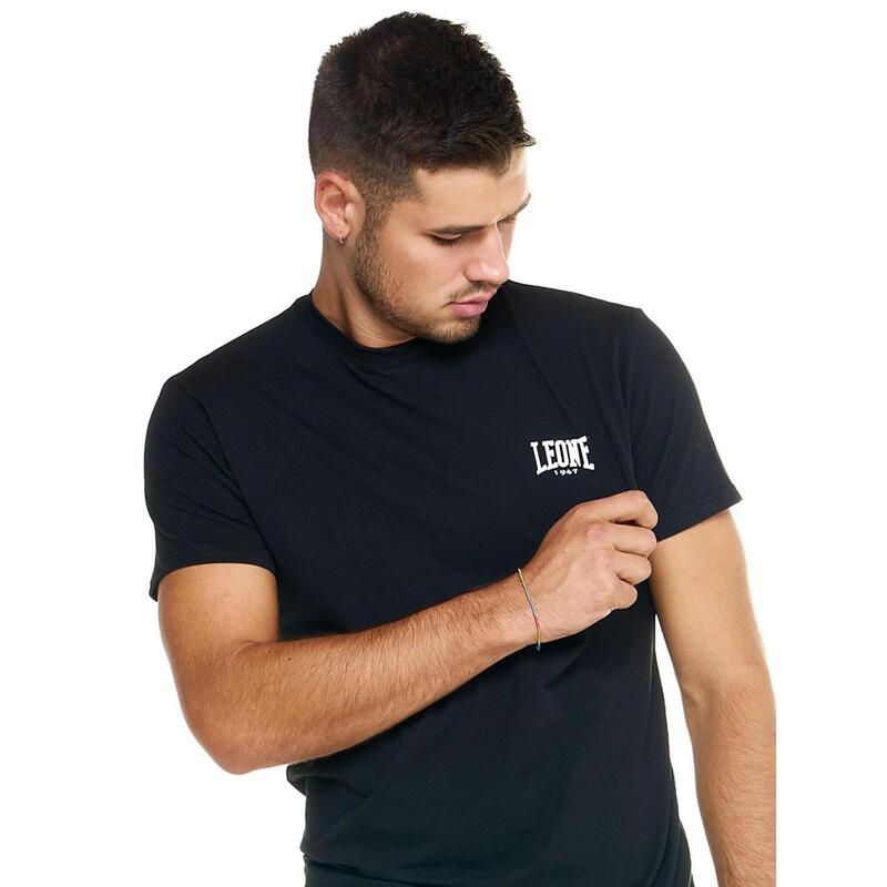 T-shirt stretch met korte mouwen heren Leone Basic