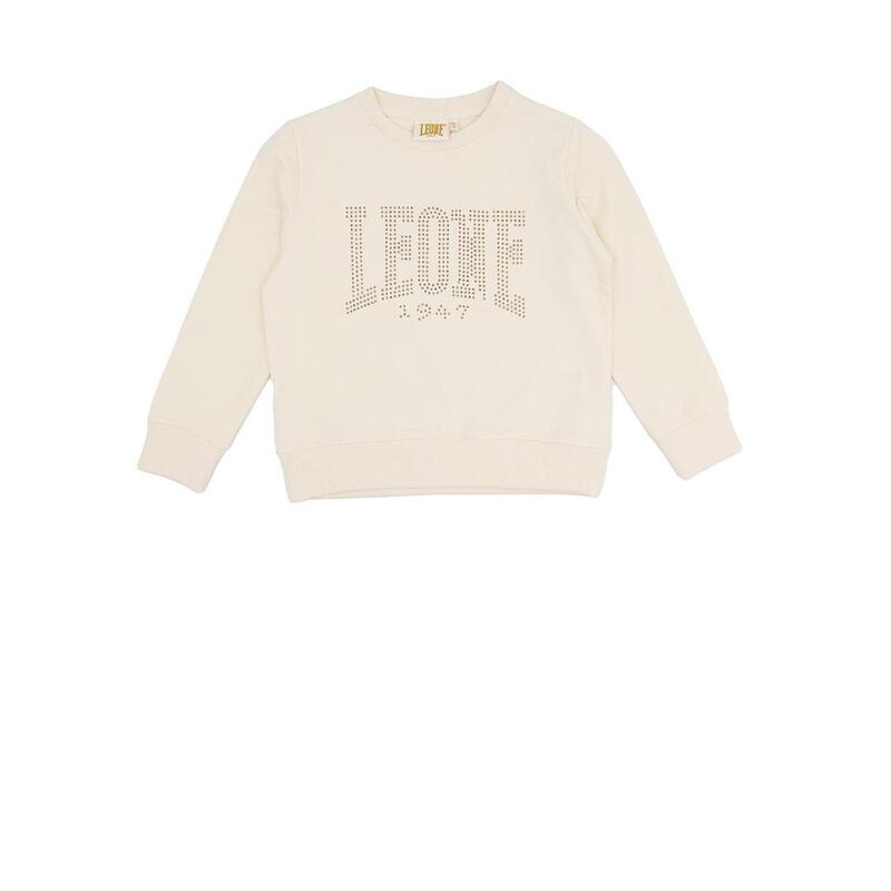 Sudadera de cuello rotondo para niñas Leone Chic Girl