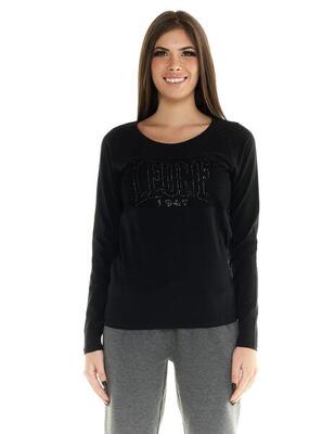 T-shirt Leone donna con maniche lunghe Scooter