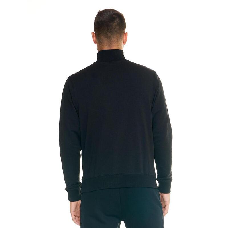 Sudadera de hombre con cuello alto y cremallera Leone Basic