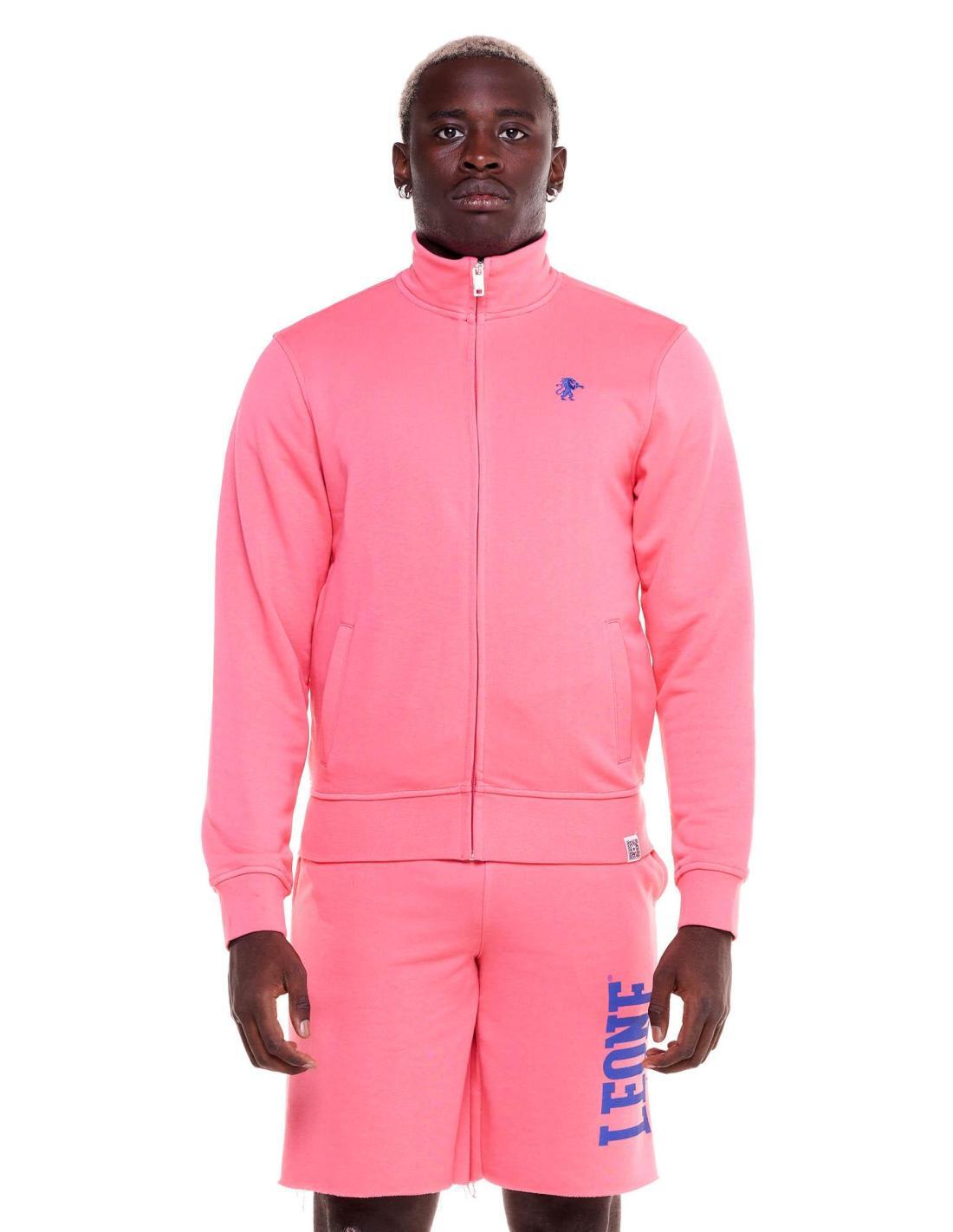 Auffälliges Herren-Sweatshirt mit durchgehendem Reißverschluss 1/6