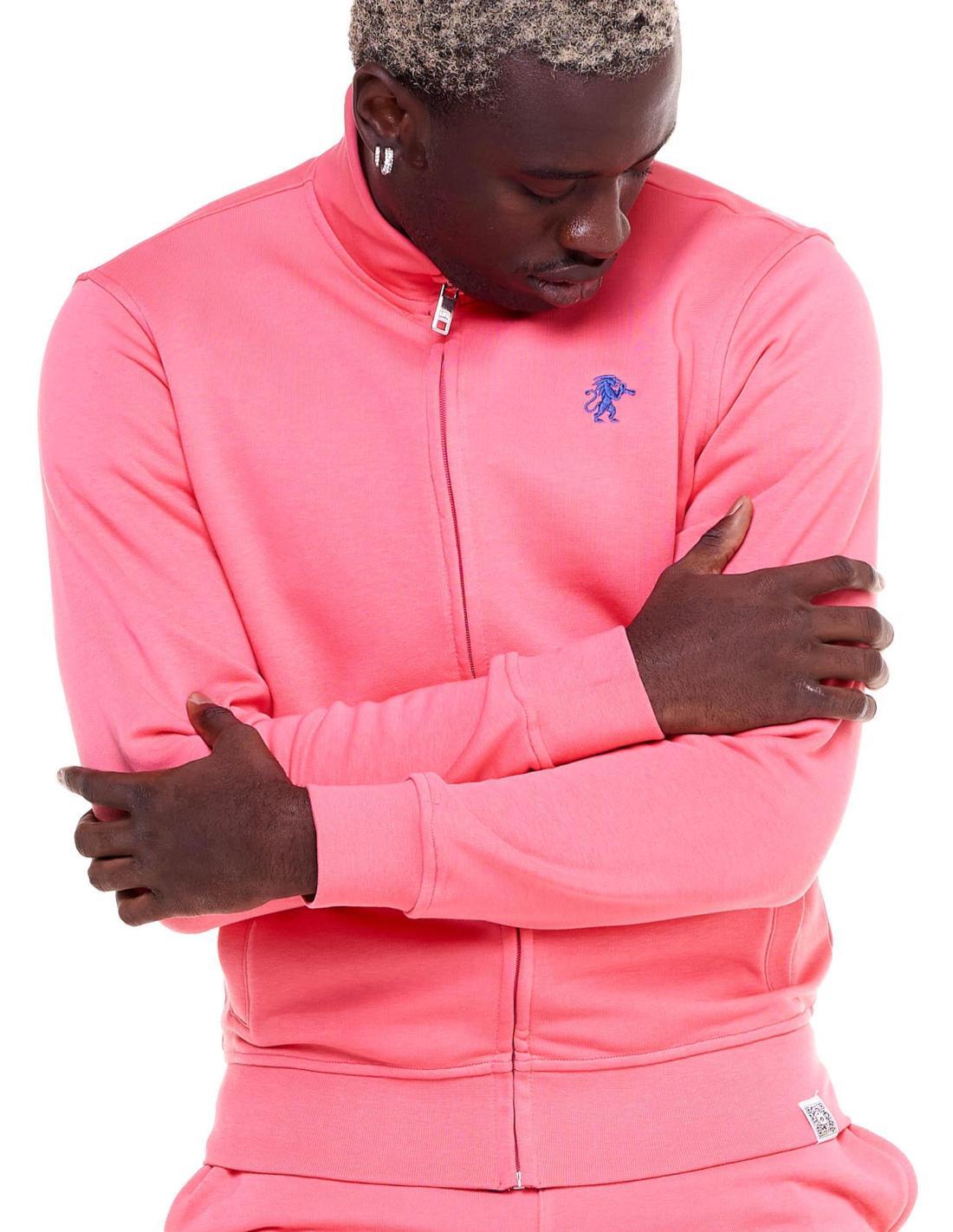 Auffälliges Herren-Sweatshirt mit durchgehendem Reißverschluss 5/6