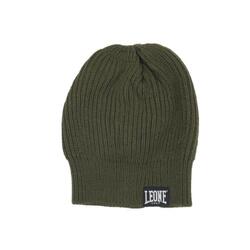 Bonnet en maille avec petite étiquette logo Leone Basic