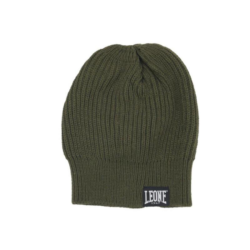 Gorro de punto con logo Leone Basic