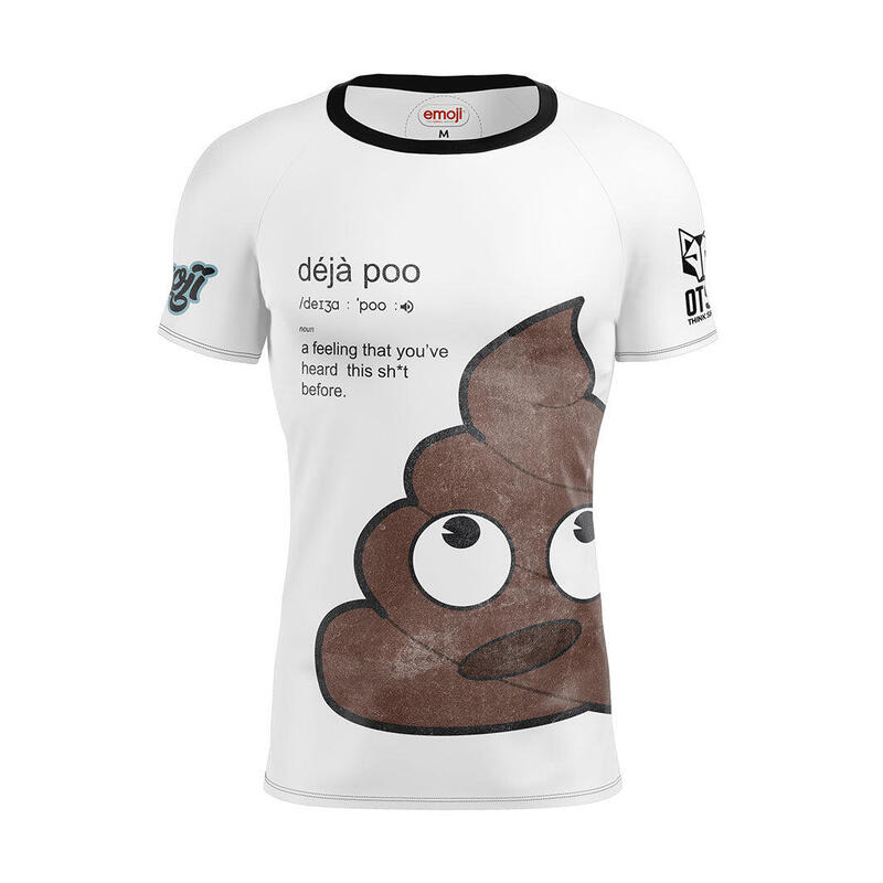 T-Shirt de manga curta Homem - Emoji Déjà Poo