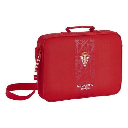 Schultasche Real Sporting de Gijón Rot