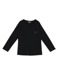 T-shirt fille à manches loungues Leone Black