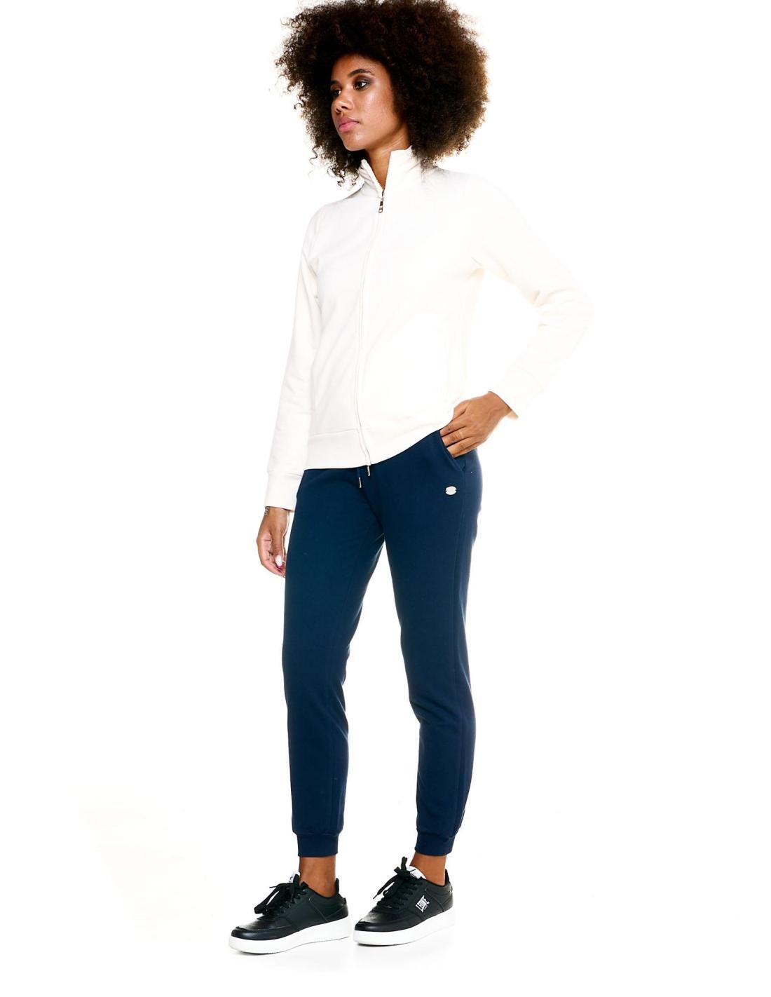 Sweatshirt met ritssluiting en hoge kraag voor dames Leone Basic 2/7