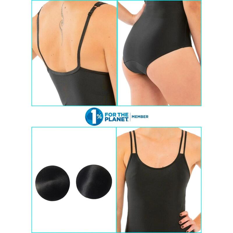 Maillot de bain Menstruel bretelles ajustables - Flux Moyen - Stella