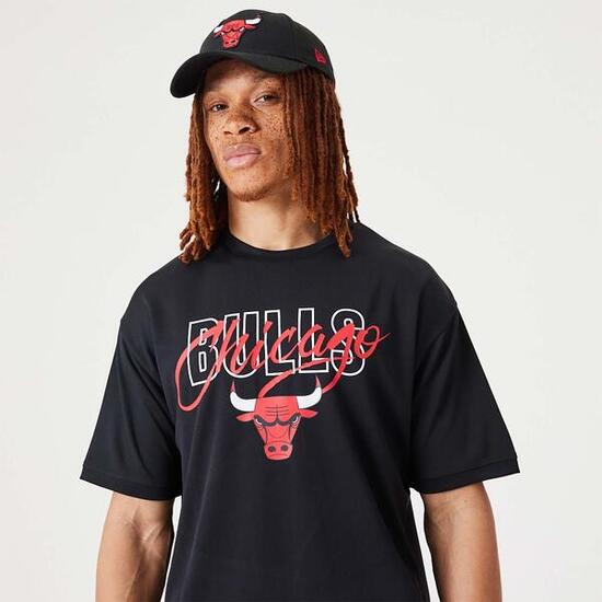 T-shirt new era chicago bulls nba oversize - 60332209