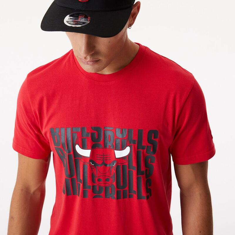 T-shirt uomo new era chicago bulls wordmark-