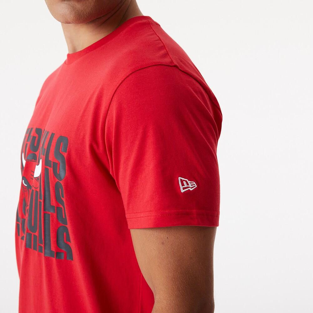 T-shirt uomo new era chicago bulls wordmark- 12590886 3/5
