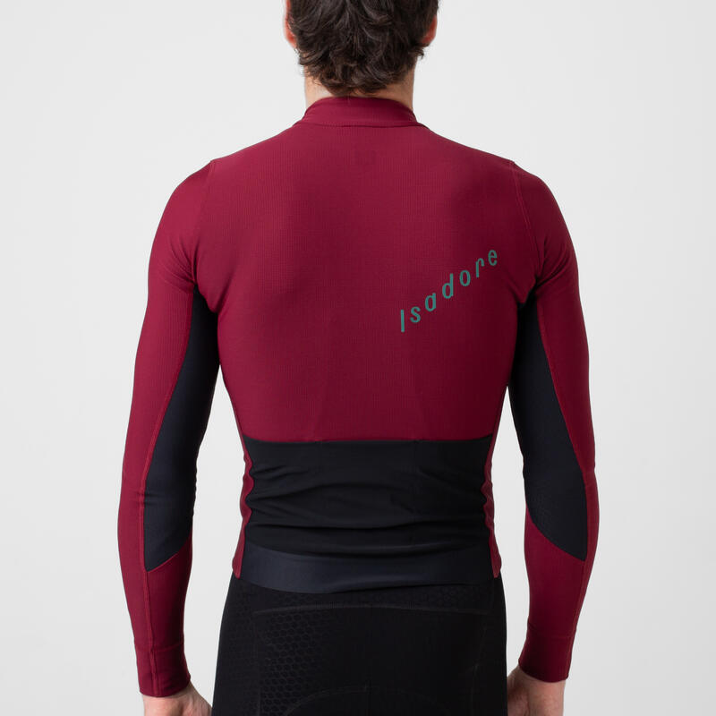 Maillot à manches longues de cyclisme pour hommes Thermique Echelon Zinfandel