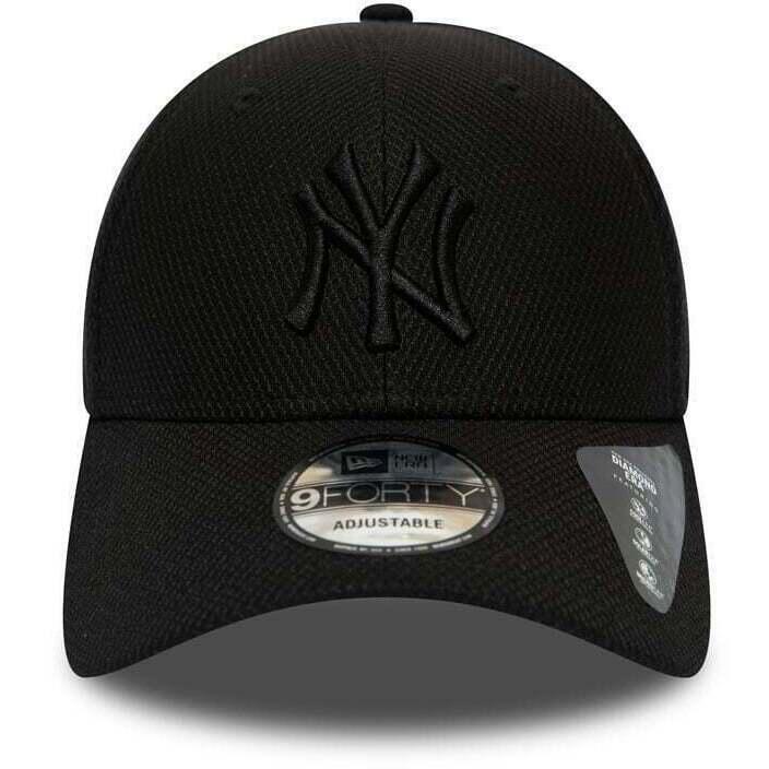 Boné New Era Diamond Era 9Forty New York Yankees, Preto, Unissex