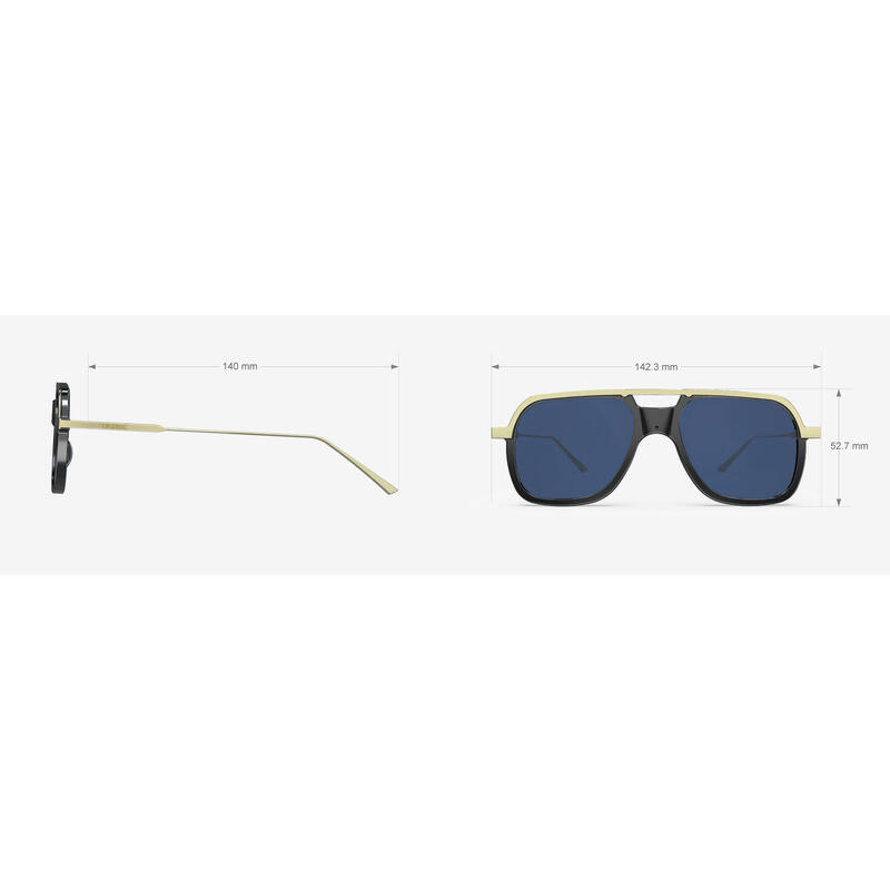 MAVERICK Electrochromic Lenses Sunglasses – Gold