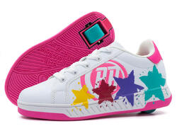 Chaussures à Roulettes BREEZY ROLLERS 2180373 les filles blanc/rose