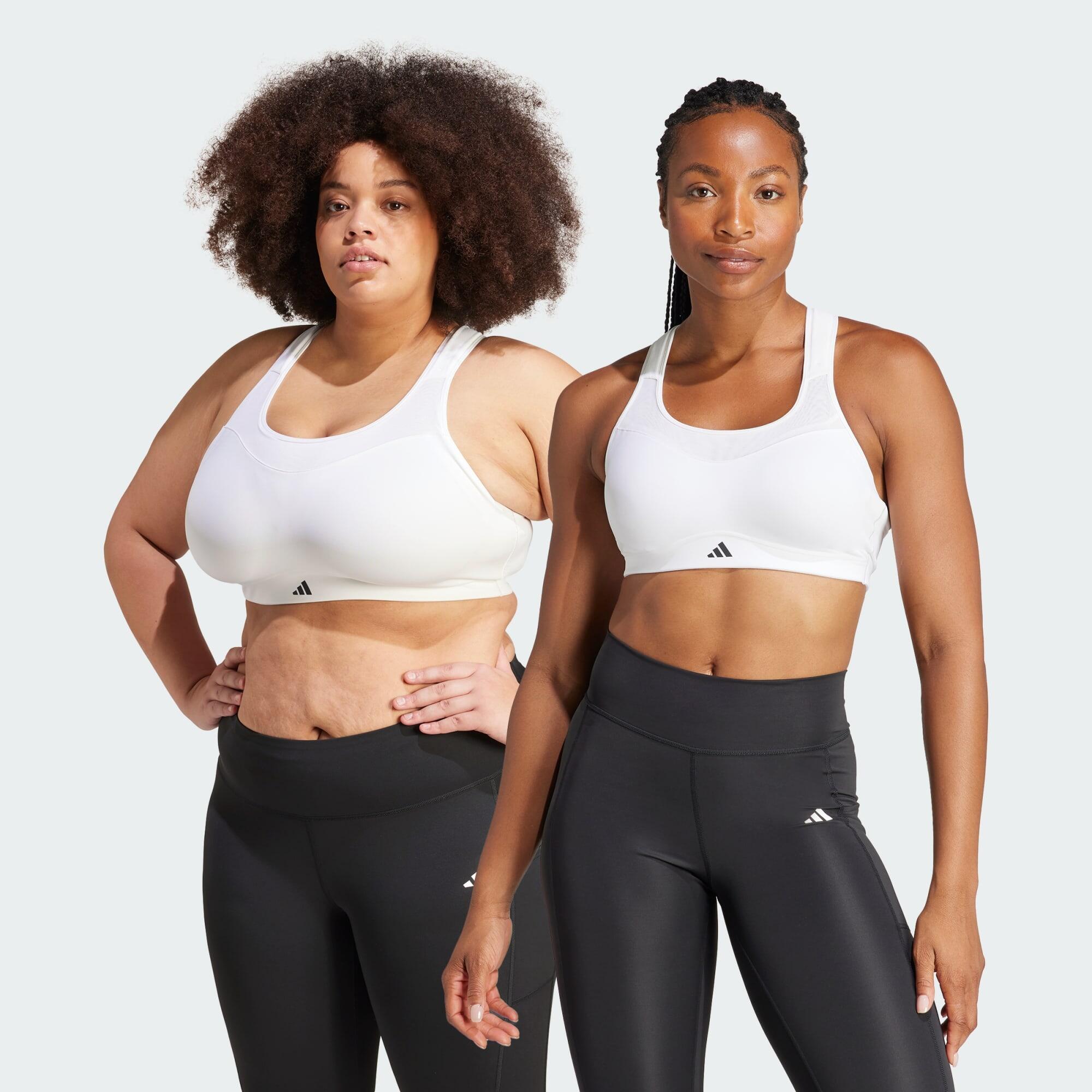 Adidas - Brassière De Training Maintien Fort Tlrd Impact - Brassière - Blanc - 44 L - Decathlon