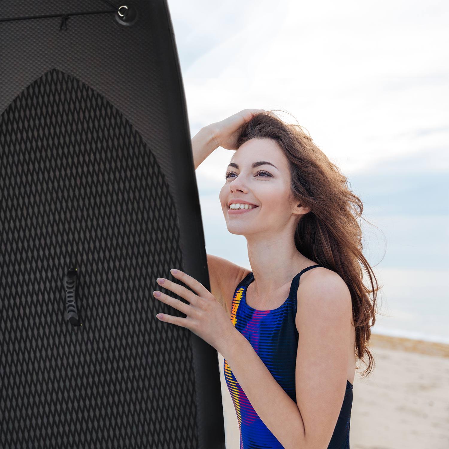 Deep Sea SUP Board Set XXL (330cm), schwarz 2/2