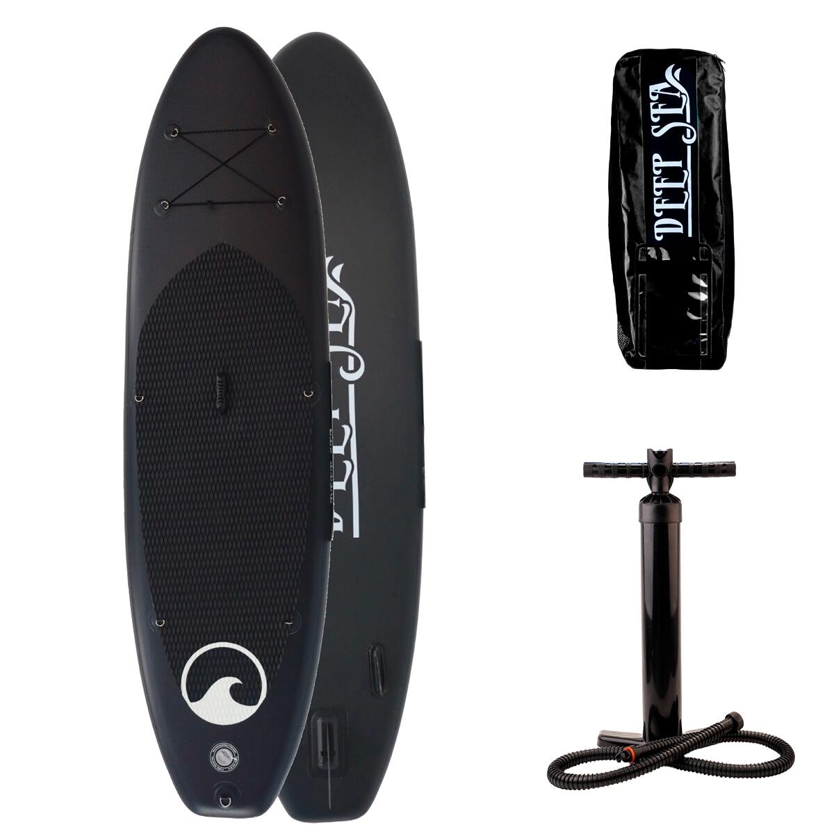 DEEP SEA Deep Sea SUP Board Set Standard (275cm), zwart