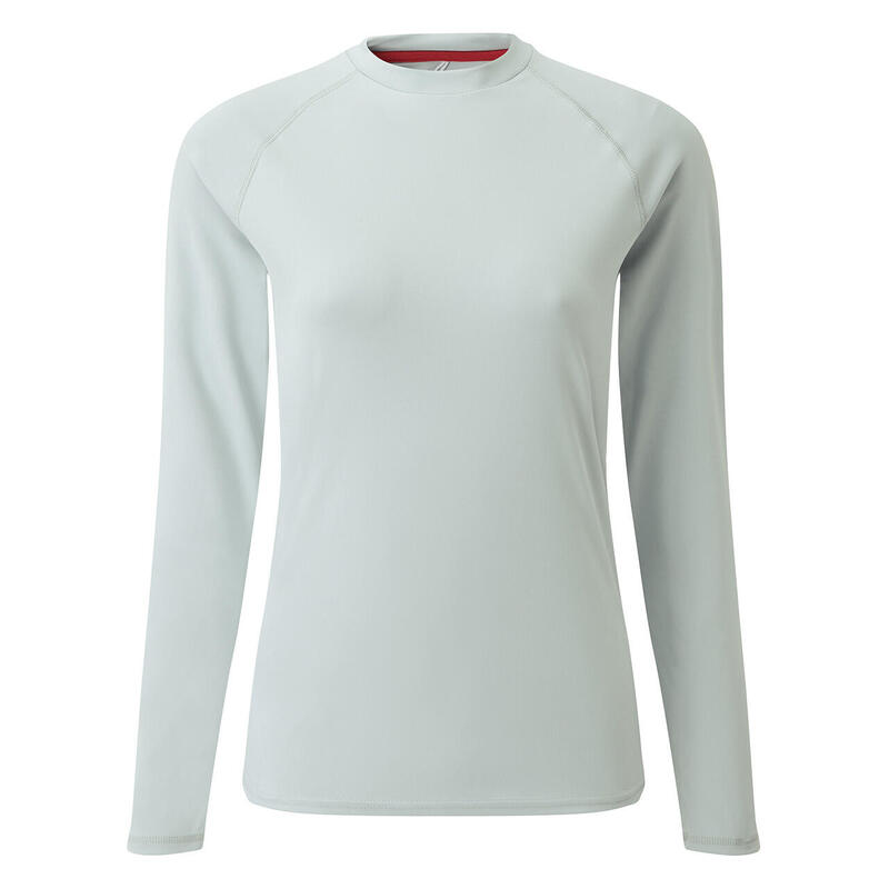 Women’s Lightweight Quick-drying UV Tec Long Sleeve Tee - Light Grey