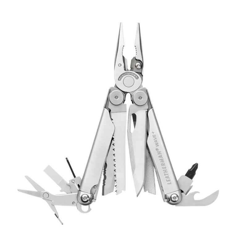 Multi Tool Leatherman WAVE Plus Silver cu 18 functii 832524