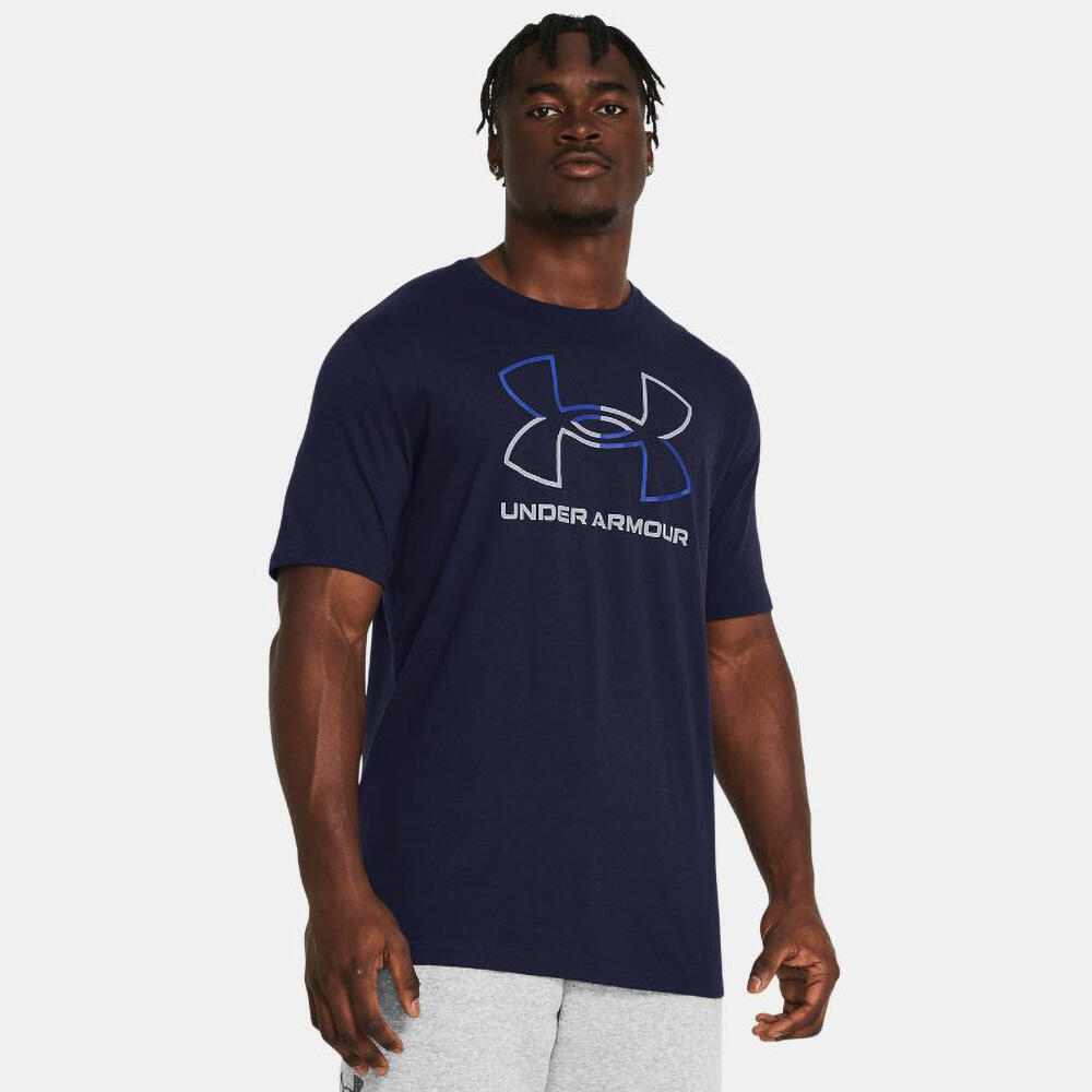 Tshirt Foundation Marineblau Under Armour Herren 3/4