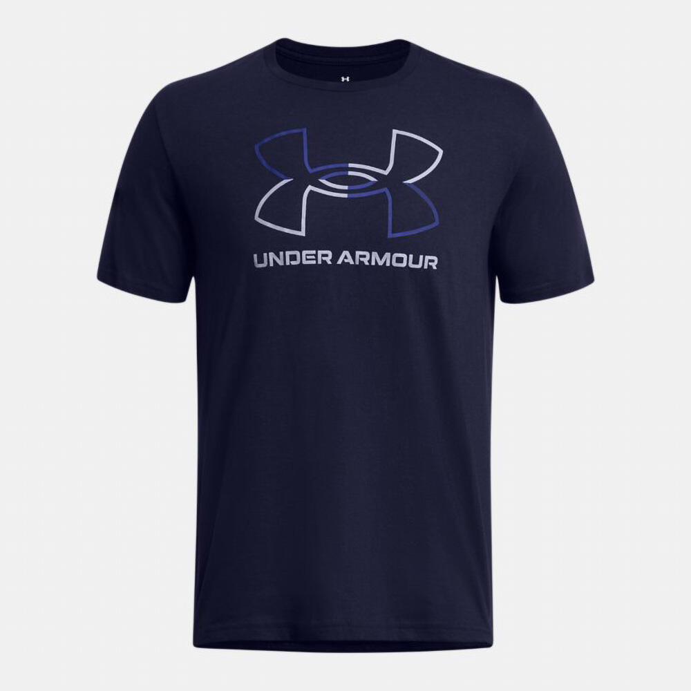 UNDER ARMOUR Tshirt Foundation Blauw Marine Onder Armour Heren