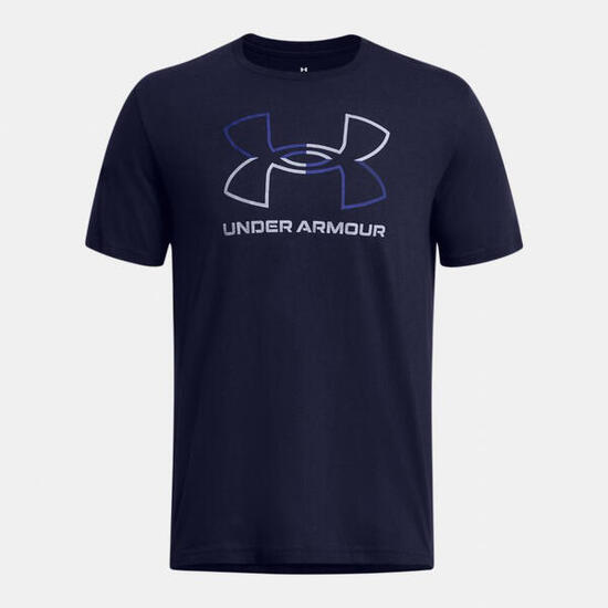 Maglietta Foundation Blu Navy Under Armour Uomo
